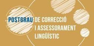 logo del postgrau de correcció i assessorament lingüístic
